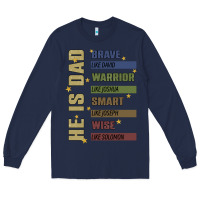 Navy bible verses Long Sleeve Tee - JahusDesignShop