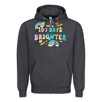 Smoke 100 days brighter Zipper Hoodie - MaliasSmallBusiness