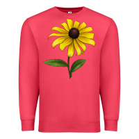 Cardinal Black Eyed Susan Flower Premium Sweatshirt - LillyAllenDesigns