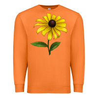 Carrot Black Eyed Susan Flower Premium Sweatshirt - LillyAllenDesigns