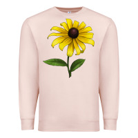 Black Eyed Susan Flower Premium Sweatshirt | Teevron
