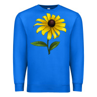 True Royal Black Eyed Susan Flower Premium Sweatshirt - LillyAllenDesigns