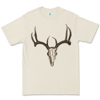 Bone Deer Skull Premium Tee - RanaPortraitStore