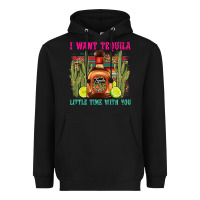 Black i want tequila little time with you Heavyweight Hoodie - LillyAllenDesigns
