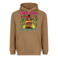 Toasted Coconut i want tequila little time with you Heavyweight Hoodie - LillyAllenDesigns