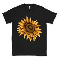 Black sunflower Classic Tee - AdoDesignShop