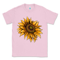 Bubblegum Pink sunflower Classic Tee - AdoDesignShop