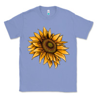 Colony Blue sunflower Classic Tee - AdoDesignShop
