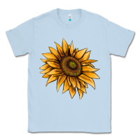 Dusty Blue sunflower Classic Tee - AdoDesignShop