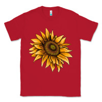 Red sunflower Classic Tee - AdoDesignShop