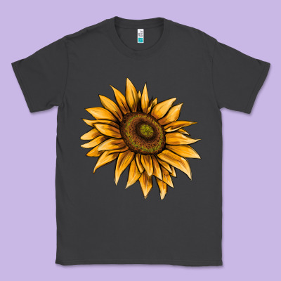 Sunflower Classic Tee Designed By Adodesignshop
