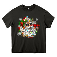 Asphalt santa with sunglasses christmas Heavy Core Tee - Zillion Design Studio