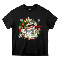 Black santa with sunglasses christmas Heavy Core Tee - Zillion Design Studio