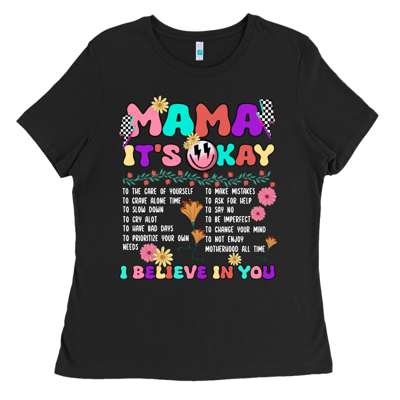 Mama It's Okay Ladies Tee by JahusDesignShop | Teevron