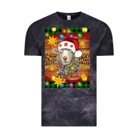 Cloud Black Christmas sheep air freshener Vintage Tee - Artiststas