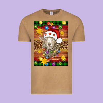Christmas Sheep Air Freshener Vintage Tee Designed By Artiststas
