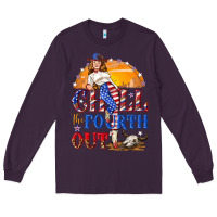 Plum Chill the fourth out 4th of july Long Sleeve Tee - NancyCooperArtShop