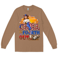 Toasted Coconut Chill the fourth out 4th of july Long Sleeve Tee - NancyCooperArtShop