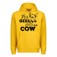 Lemon This Girl Loves Her Cow Premium Hoodie - Bettercallsaul