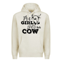 Oatmeal Heather This Girl Loves Her Cow Premium Hoodie - Bettercallsaul