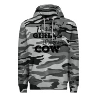Slate Camo This Girl Loves Her Cow Premium Hoodie - Bettercallsaul