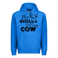 True Royal This Girl Loves Her Cow Premium Hoodie - Bettercallsaul