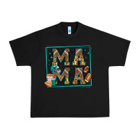 Black american football mama Urban Heavy Tee - Jasminsmagicworld