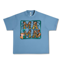 Pebble Blue american football mama Urban Heavy Tee - Jasminsmagicworld