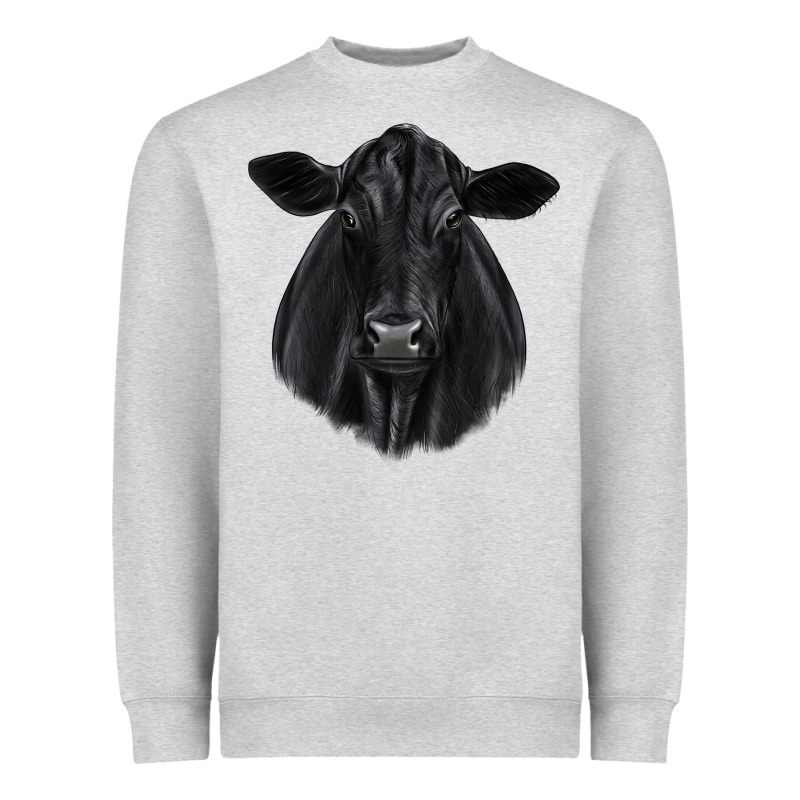 Black Angus Heavyweight Sweatshirt by JahusDesignShop | Teevron
