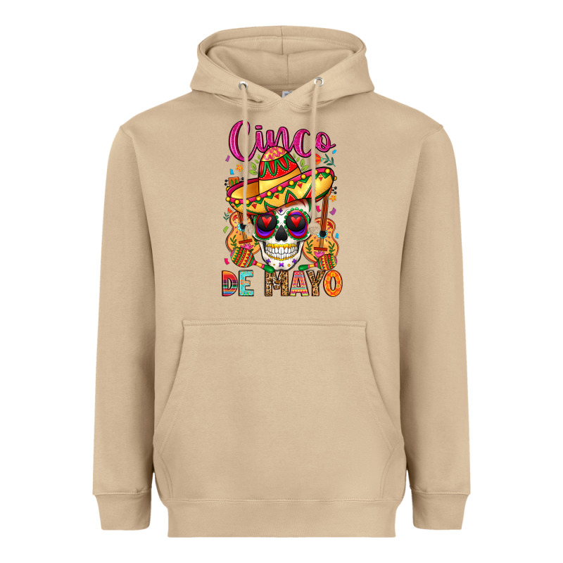 Cinco De Mayo Heavyweight Hoodie by LillyAllenDesigns | Teevron