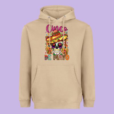 Cinco De Mayo Heavyweight Hoodie Designed By Lillyallendesigns