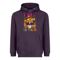 Plum cinco de mayo Heavyweight Hoodie - LillyAllenDesigns