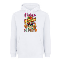 White cinco de mayo Heavyweight Hoodie - LillyAllenDesigns