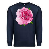 Navy All Dressed Up Rose Premium Sweatshirt - LillyAllenDesigns