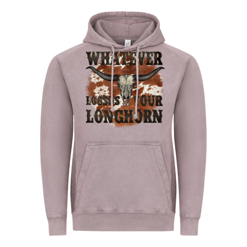 Longhorn Bullskull Whatever Lossos Your Longhorn Vintage Hoodie by JahusDesignShop | Teevron