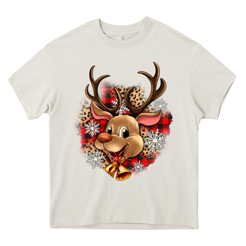 Reindeer Christmas Heavy Core Tee by Zillion Design Studio | Teevron