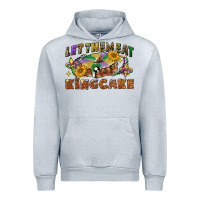 Heather Grey let them eat king cake Urban Hoodie - CowGirlArtShop