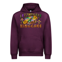 Mauve Wine let them eat king cake Urban Hoodie - CowGirlArtShop