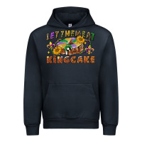 Navy let them eat king cake Urban Hoodie - CowGirlArtShop