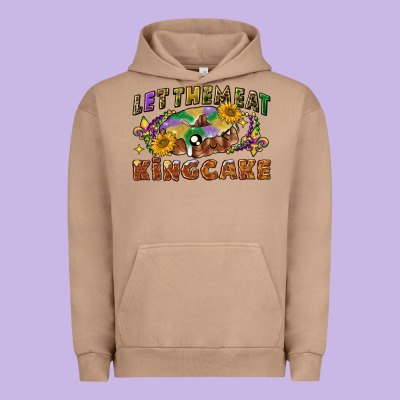 Let Them Eat King Cake Urban Hoodie Designed By Cowgirlartshop