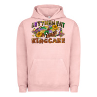 Pigment Salmon let them eat king cake Urban Hoodie - CowGirlArtShop