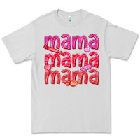Dove Grey mama mama mama valentines day Premium Tee - texasbilliewilder