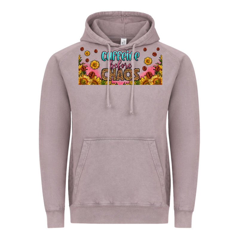 Caffeine Before Chaos 16oz Libbey Cup Vintage Hoodie by HRA Design Shop | Teevron