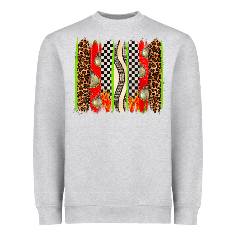 Race Brushstrokes Heavyweight Sweatshirt by AdoDesignShop | Teevron