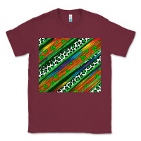 Burgundy st patricks day leopard rainbow Classic Tee - Artiststas
