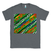 Charcoal Heather st patricks day leopard rainbow Classic Tee - Artiststas