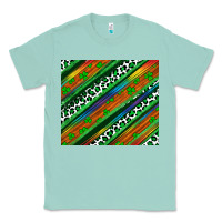 Seafoam st patricks day leopard rainbow Classic Tee - Artiststas