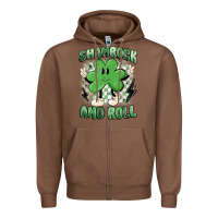 Chestnut shamrock and roll Zipper Hoodie - MaliasSmallBusiness