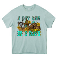 Arona a lot can happen in 3 days western Heavy Core Tee - texasbilliewilder