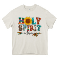 Cream holy spirit activate Heavy Core Tee - Artiststas